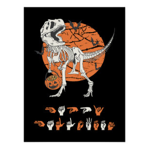 Póster ASL Feliz Halloween III - Linda Temporada de Espan