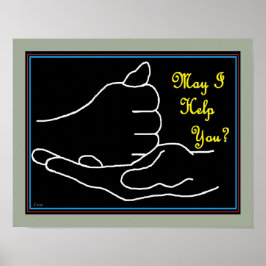 Póster ASL ¿Puedo Ayudarte?