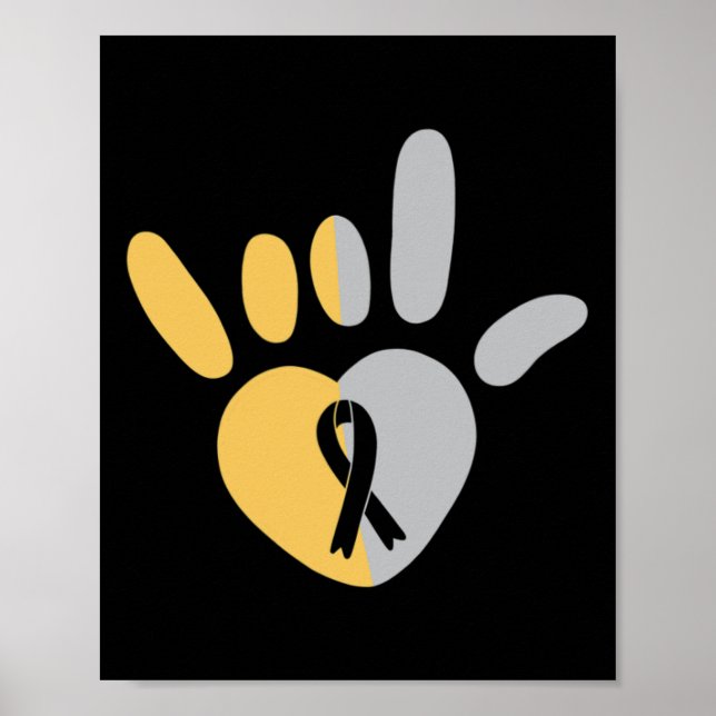 Póster ASL Rótulo de Amor Lenguaje de Rótulo Americano Av (Frente)