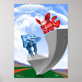 Póster ASL vs ENG