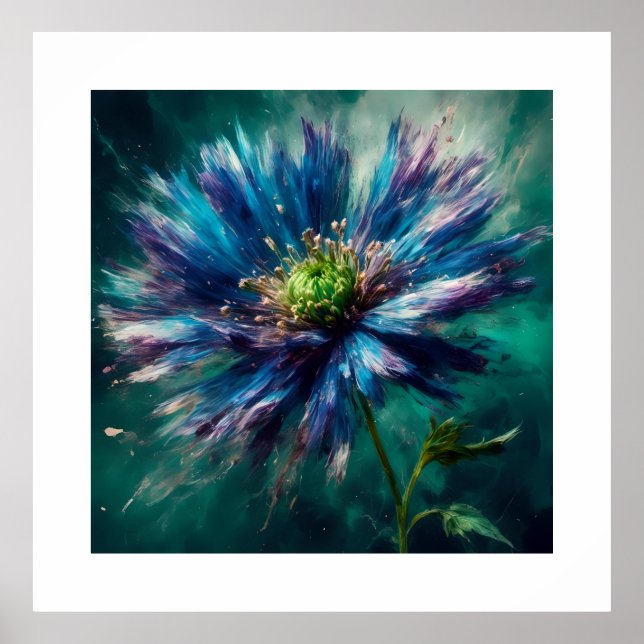 Póster Asombroso Aster Blossom (Frente)
