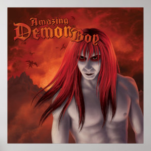 Póster Asombroso Demon Boy Dawn del demonio