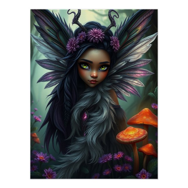 Póster Asombroso Fairy Art de Feathered (Anverso)