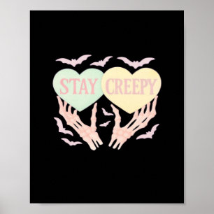 Póster Asombroso - Mano De Esqueleto Sujetando Corazón Du