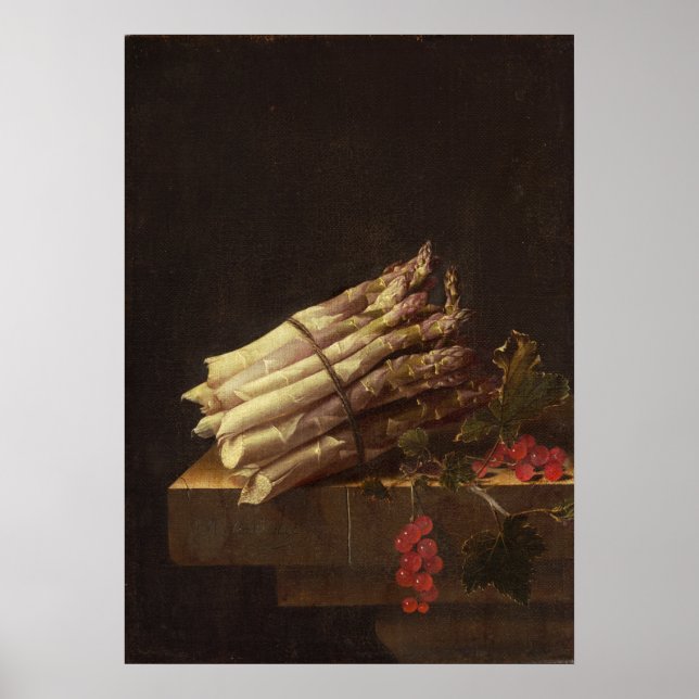 Póster Asparagus - Adriaen van Ostade Poster Bella Artes (Frente)