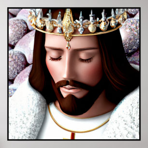 Póster Aspecto 3D AI Rey del Universo Jesús