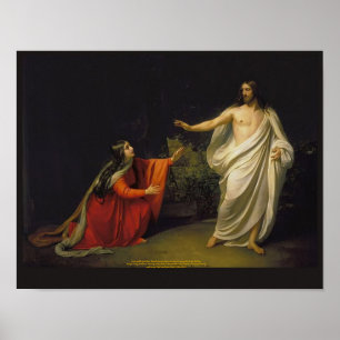 Póster Aspecto de Cristo a Maria Magdalena