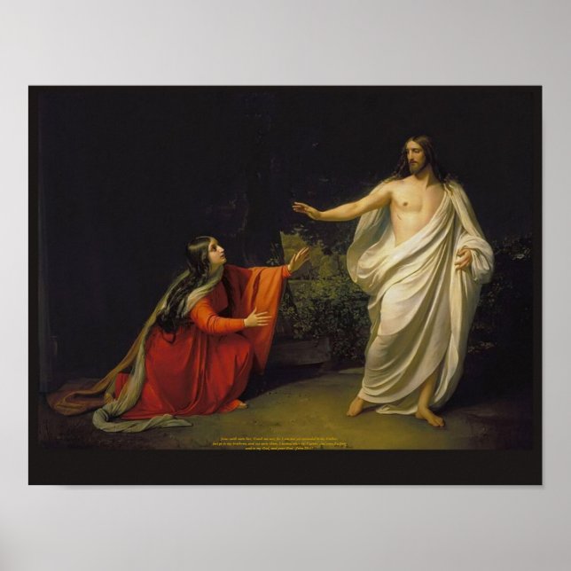 Póster Aspecto de Cristo a María Magdalena (Frente)