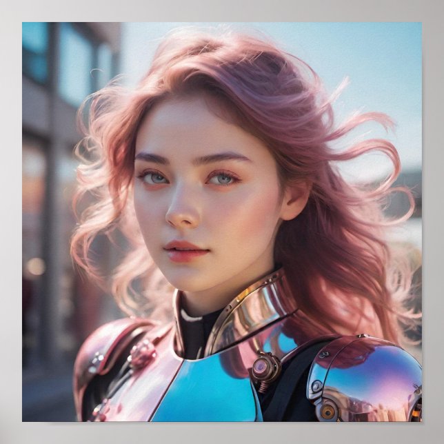 Póster Aspecto intencionado y fondo borroso (Frente)