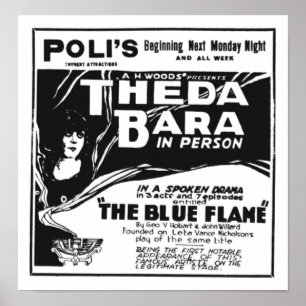 Póster Aspecto personal 1920 del poster de Theda Bara