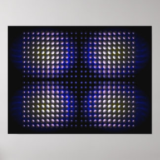 Póster Aspecto supernatural abstracto digital