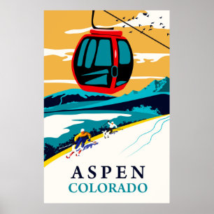 Póster Aspen, Colorado