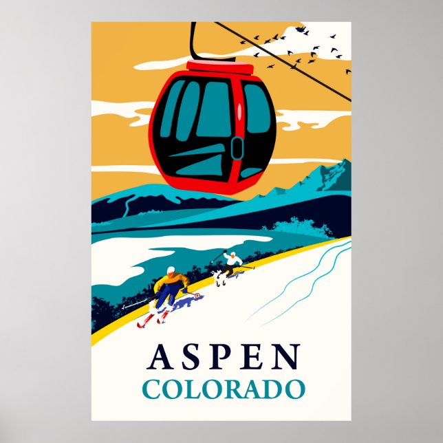 Póster Aspen, Colorado (Frente)