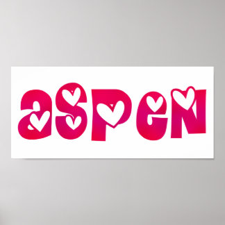 Póster Aspen en el corazón