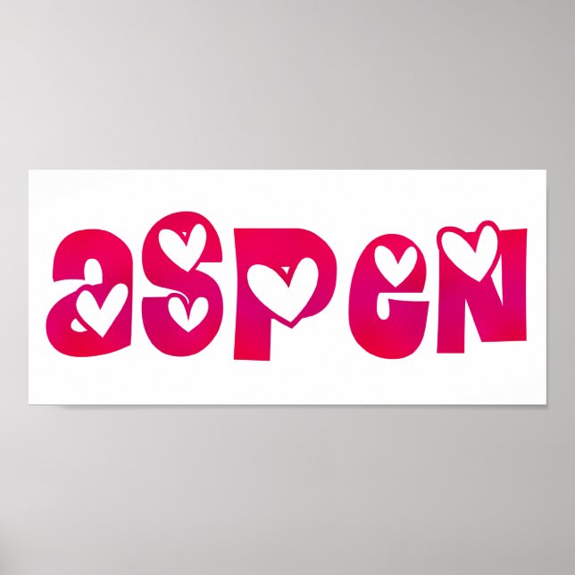 Póster Aspen en el corazón (Frente)