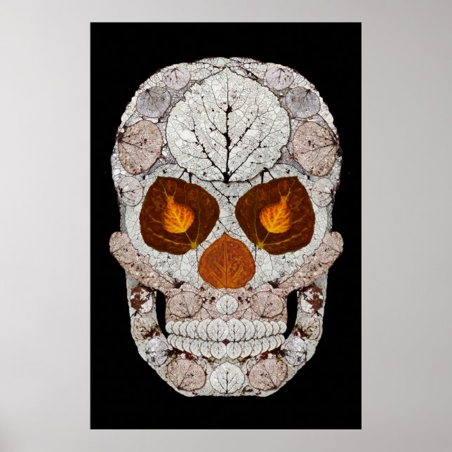 Póster Aspen Leaf Skull 11 (Frente)