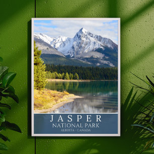 Póster asper National Park - Alberta Canada Since 1907
