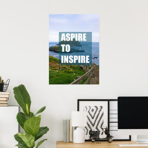 Póster Aspirar a inspirar