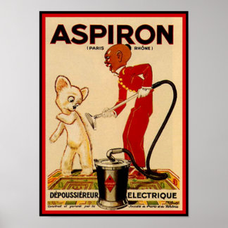 Póster Aspiron Paris Teddy Bear Ad
