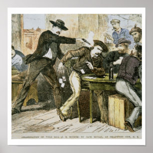 Póster Assassination of 'Wild Bill' (W.B. Hickok) by Jack