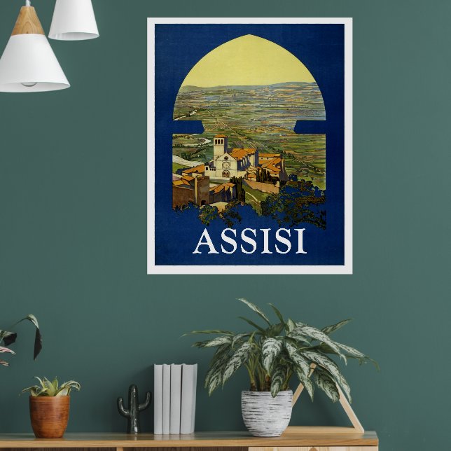 PÓSTER ASSISI ITALY VINTAGE POSTER (Salón 1)