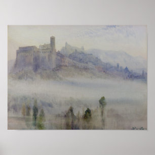 Póster Assisi, madrugada
