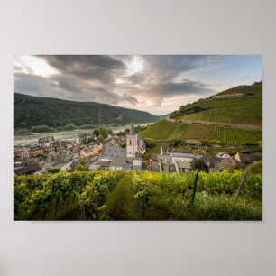 Póster Assmannshausen am Rhein