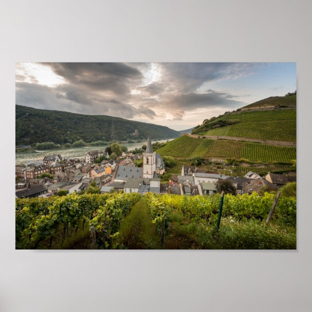 Póster Assmannshausen am Rhein (Frente)
