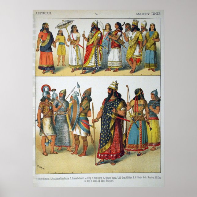 Póster Assyrian Fashion (Frente)