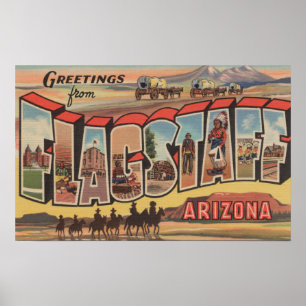 Póster Asta de bandera, Arizona - escenas grandes de la