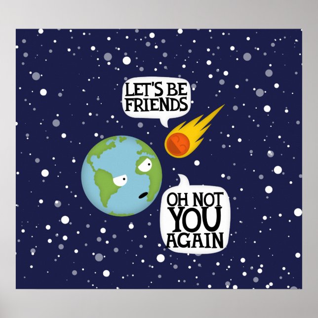 Póster Asteroid again (medium poster) (Frente)