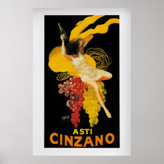 Póster Asti Cinzano by Leonetto Cappiello  Vintage