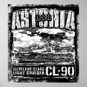 Póster Astoria de crucero ligero