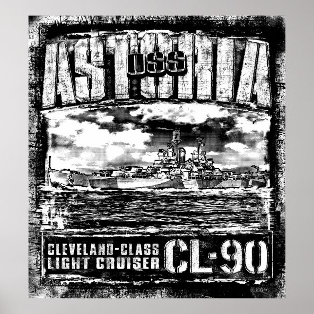 Póster Astoria de crucero ligero (Frente)
