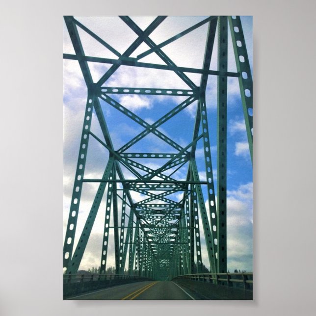 Póster Astoria-Megler Bridge, Astoria, Oregon (Frente)