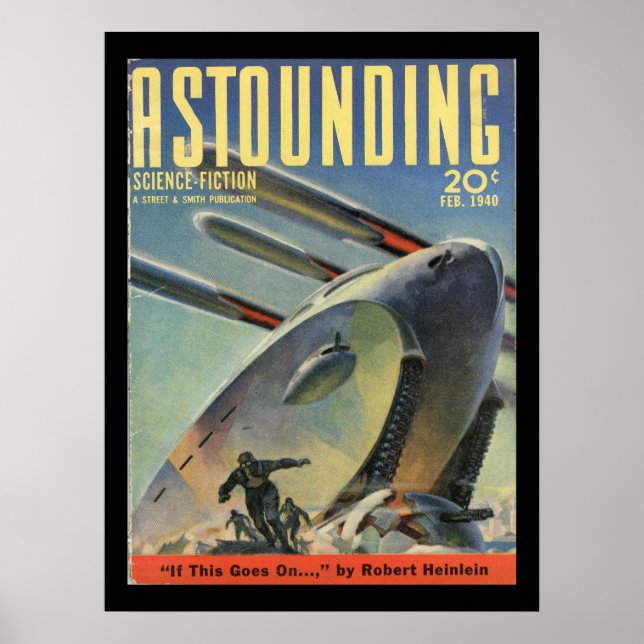 Póster Astounding Science Fiction_ February 1940_Pulp Art (Frente)