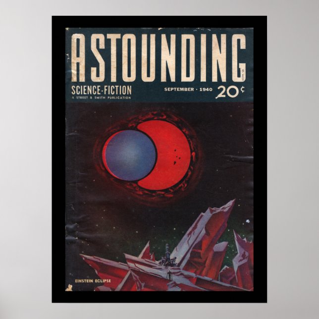 Póster Astounding Science-Fiction, September, 1940_Pulp (Frente)
