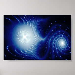 Póster astral light forms - the cosmic flux