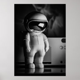 Póster Astro Buddy de B&W