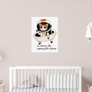 Póster Astrocat soñador