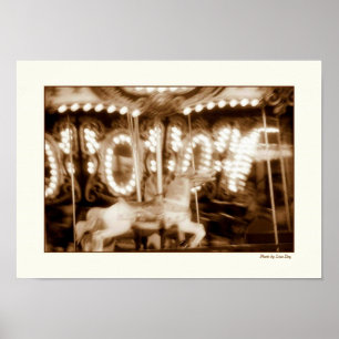 Póster Astroland Carousel Poster