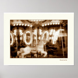 Póster Astroland Carousel Poster