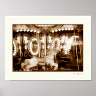Póster Astroland Carousel Poster
