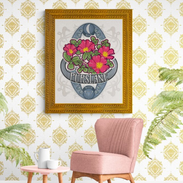 Póster Astrología floral y Poster mágico - Purslane (Subido por el creador)