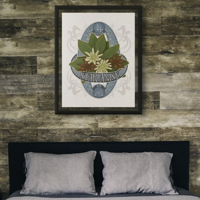 Póster Astrología floral y Poster mágico - Star Anise (Subido por el creador)