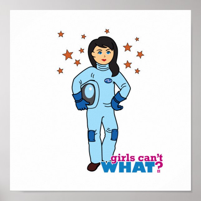 Póster Astronaut-Girl 2 (Frente)