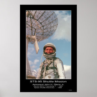 Póster Astronaut John H. Glenn Jr.