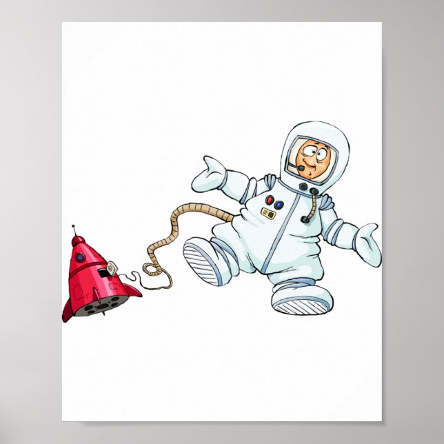 Póster astronauta (Frente)