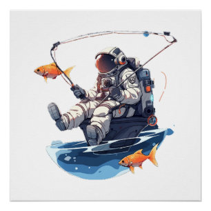 Póster astronauta