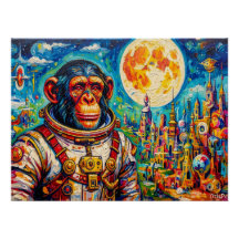 ASTRONAUTA-CHIMPANCÉ STEAMPUNK 2